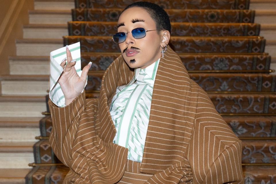 Doja Cat attends the Viktor &amp; Rolf Haute Couture Spring Summer 2023 show as part of Paris Fashion Week on January 25, 2023 in Paris, France.