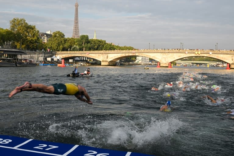 Several Olympic swimming test events were cancelled last year because of pollution (Bertrand GUAY)