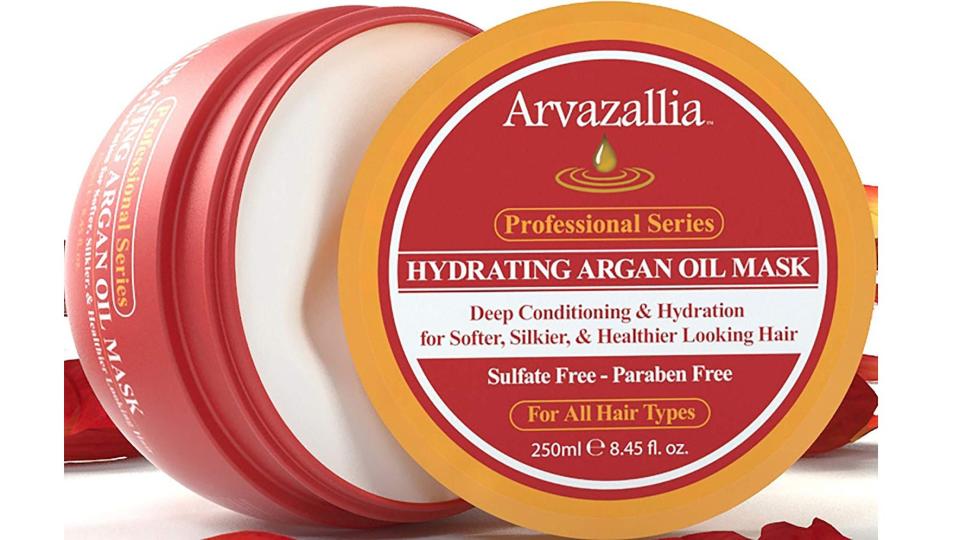 A replenishing argan oil mask that'll help your hair survive the winter.