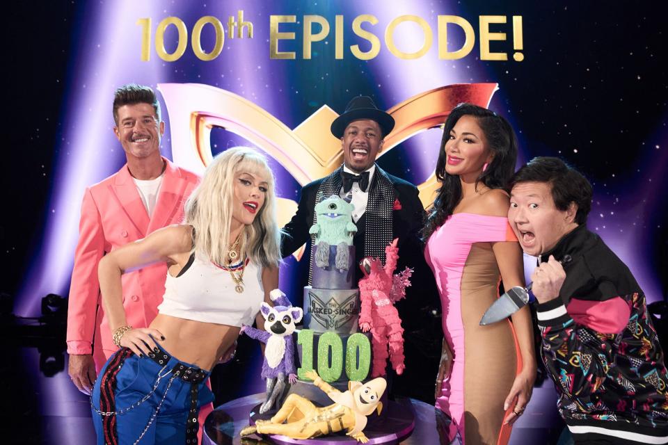 The Masked Singer 100th Episode celebration