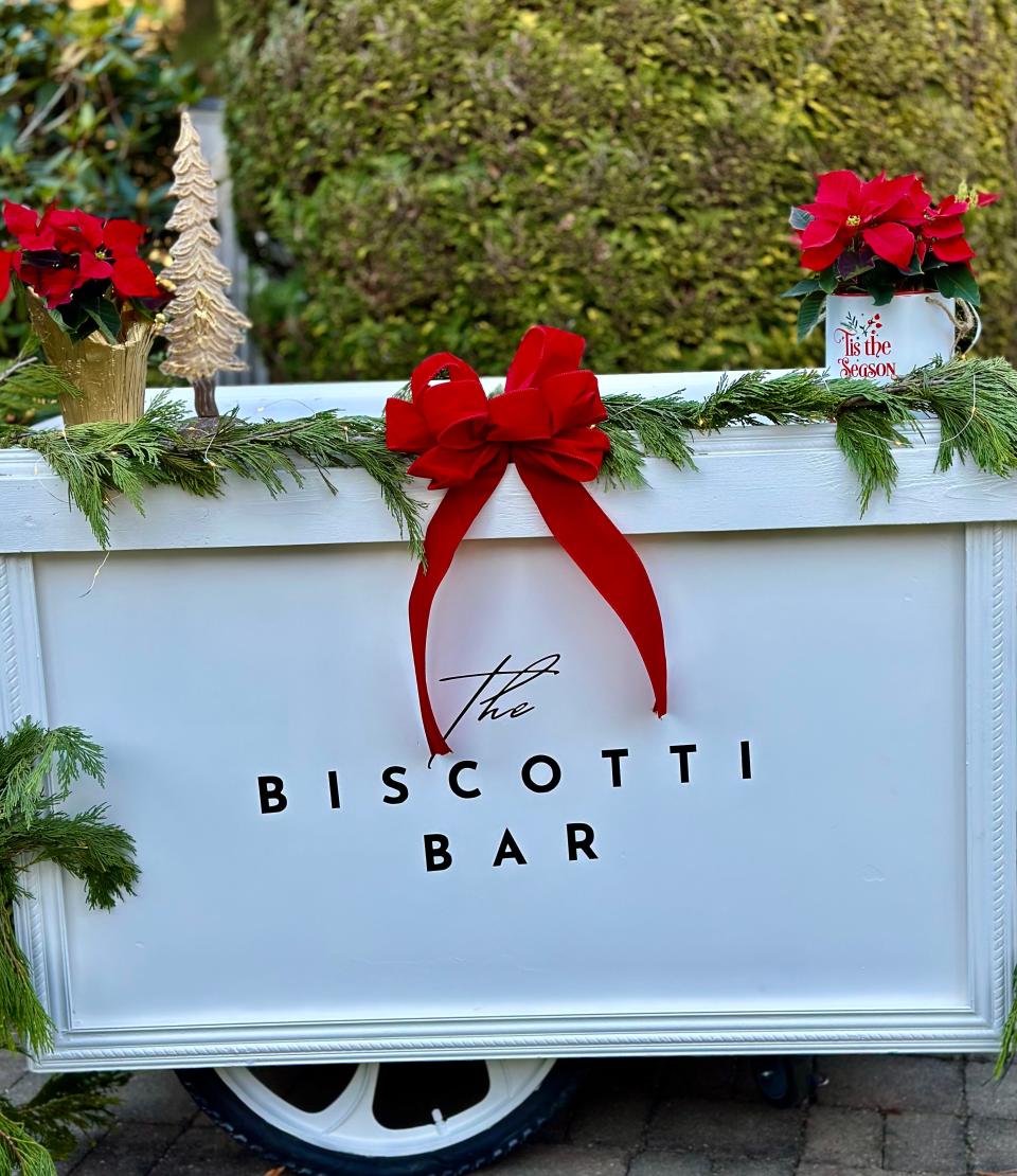 The Biscotti Bar is an Italian cookie cart. Baker Gianna Grande makes cookies using old family recipes.