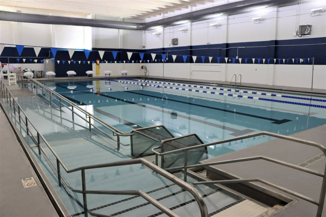 Marion Diehl Recreation Center&#x002019;s renovations feature a 25-meter by six lane warm pool.