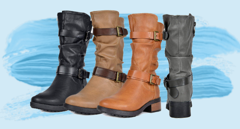 Dream Pairs Women's Faux Fur Riding Boots are a must-have for fall.