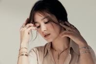 Song Hye-kyo models Bee My Love collection. (PHOTO: Chaumet)