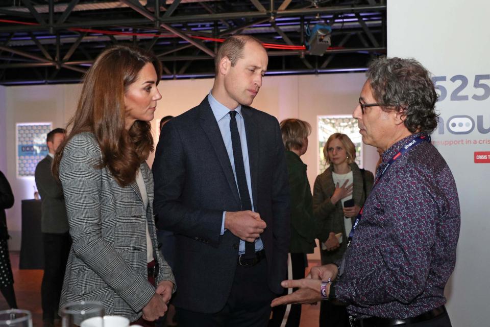 Prince William and Catherine, Duchess of Cambridge meet Ian Russell: REUTERS