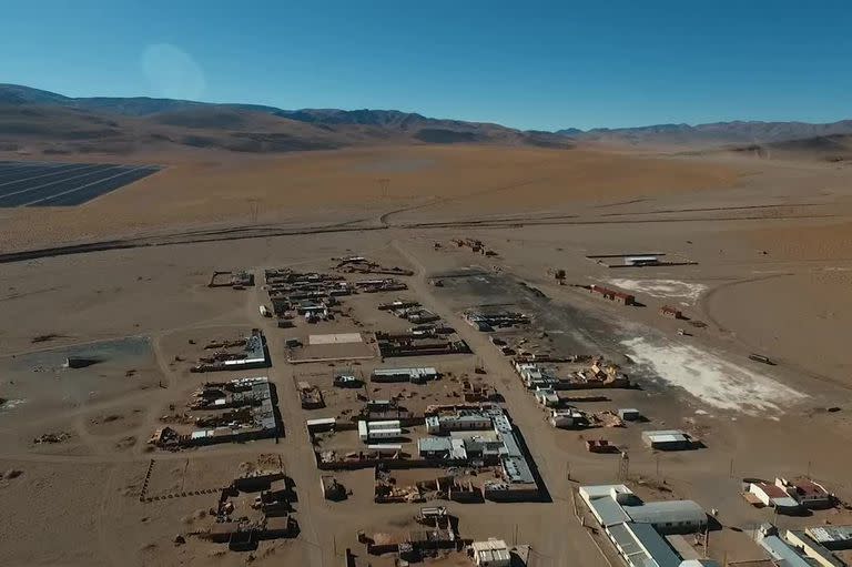 Vista de Olacapato el pueblo más alto del país