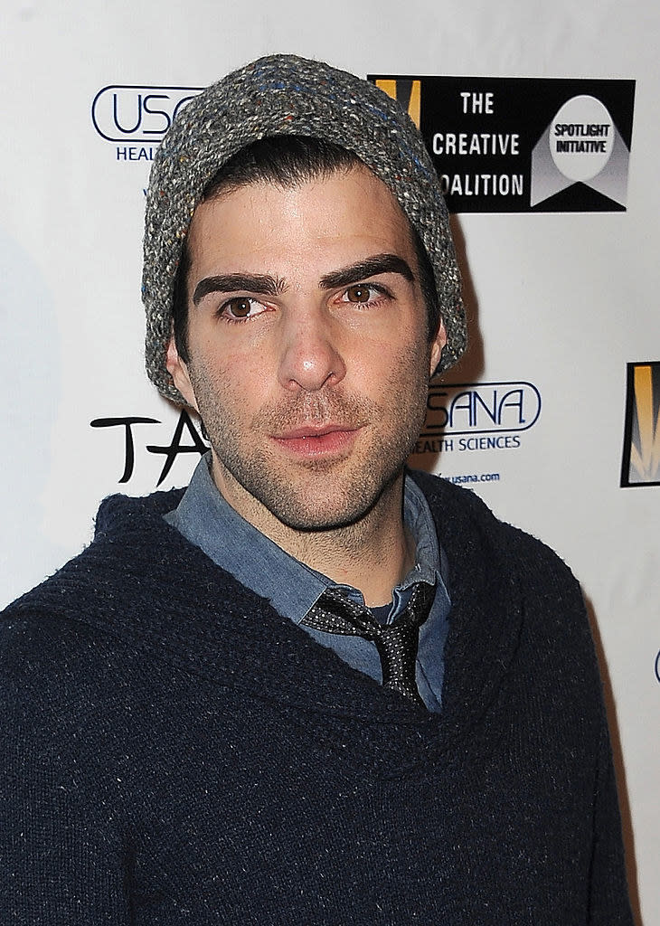 Closeup of Zachary Quinto