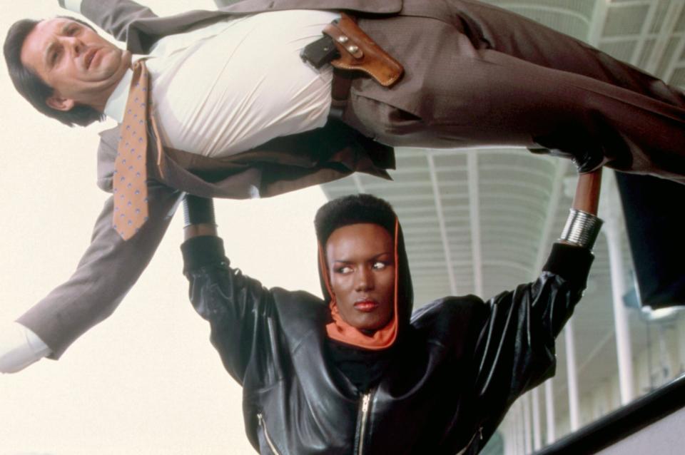 Some may not like this combination of henchman and Bond girl, but we think Grace Jones kills it. At last, they bring a female henchman back into play and she’s more frightening than the old ladies of the past while also serving as a love interest. 
