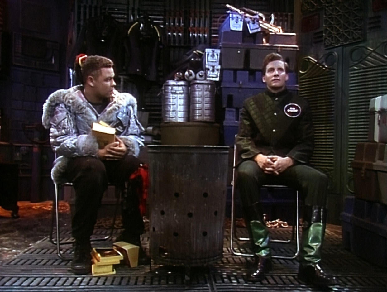 Craig Charles and Chris Barrie found their characters Marooned. (BBC)