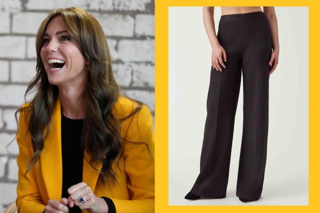 Kate Middleton's Sleek Black Trousers Look Just Like My Go-To Work Pants I  Tell Everyone to Buy