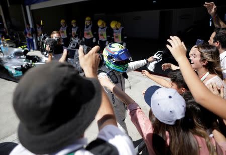 Formula One F1 - Brazilian Grand Prix 2017 - Sao Paulo, Brazil - November 12, 2017 Williams' Felipe Massa after the race REUTERS/Ueslei Marcelino