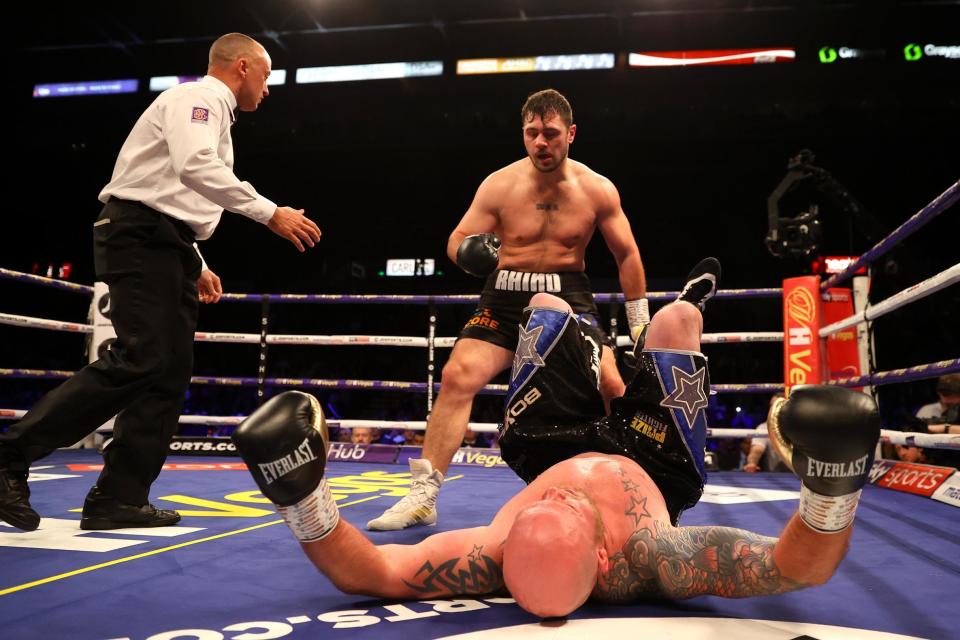 Dave Allen knocked out Dorian Darch in his last fight in February (Getty Images)