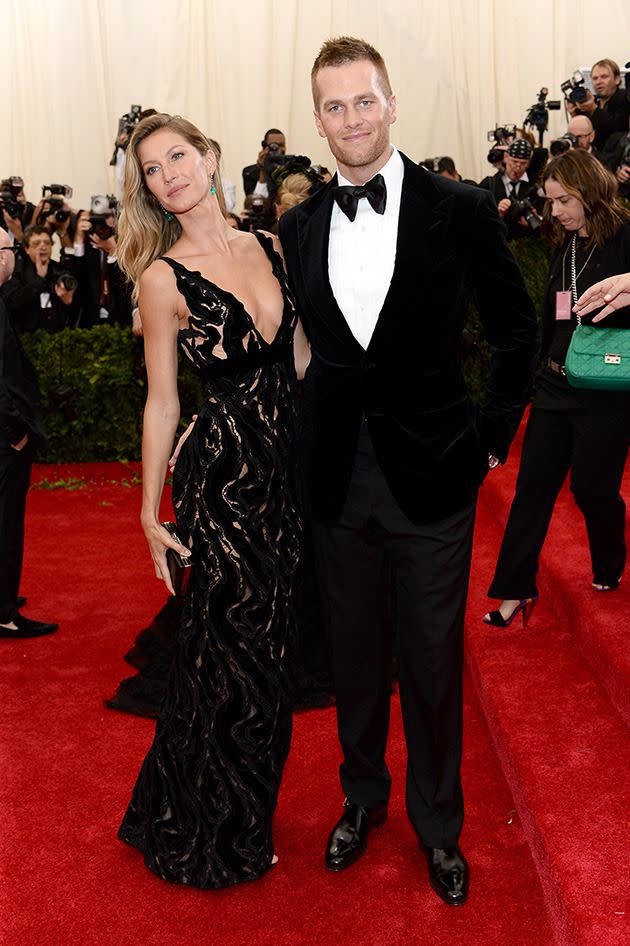 Gisele Bundchen and Tom Brady. Photo: Getty Images.