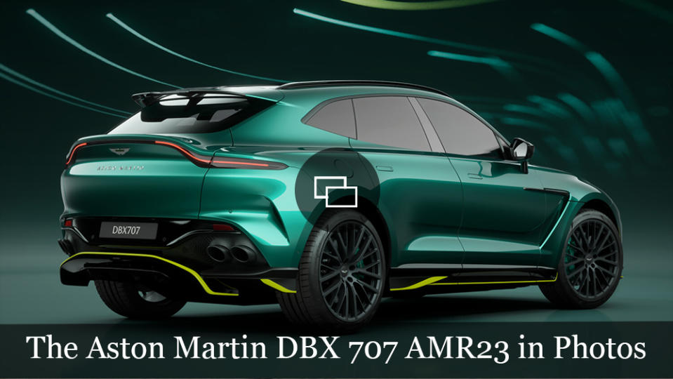 The Aston Martin DBX707 AMR23 Edition in Photos