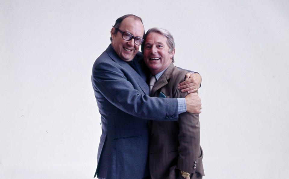 Morecambe and Wise's hit Christmas specials were a staple of festive television during the Seventies - BBC