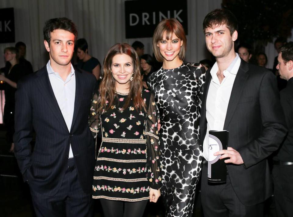 Joshua Kushner, Dasha Zhukova, Karlie Kloss, Carter Cleveland 