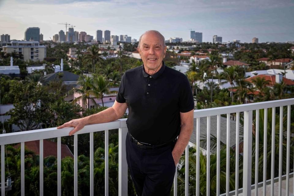 Author Laurence Leamer, overlooking Palm Beach, where many women in his books have or had homes. His latest, “Capote’s Women: A True Story of Love, Betrayal, and a Swan Song for An Era," has been made into an eight-part miniseries for FX, produced by Ryan Murphy.