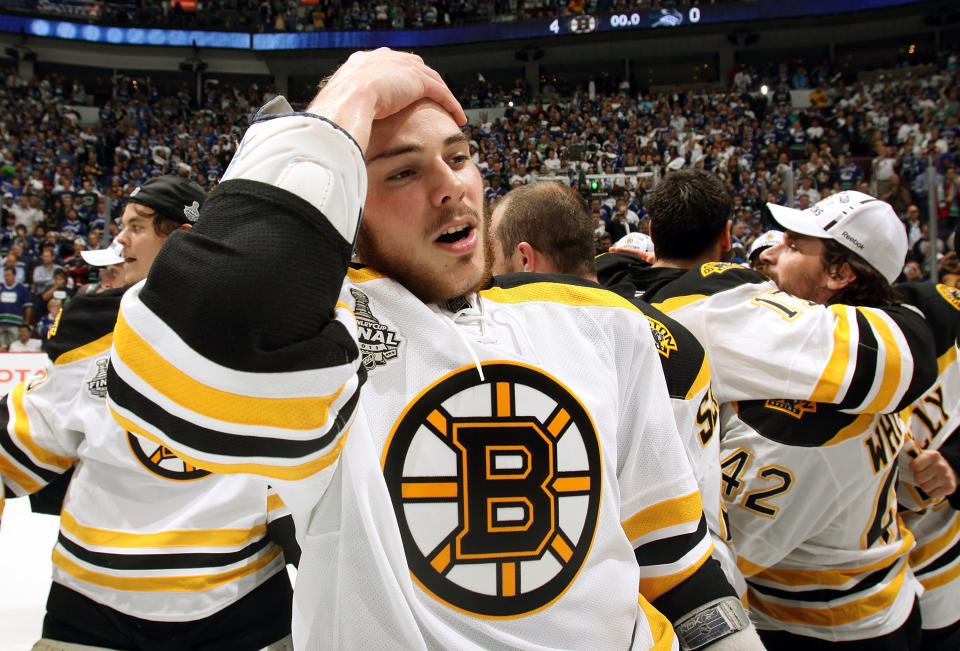 Tyler Seguin won a Stanley Cup with the Boston Bruins in his rookie season. (Photo by Dave Sandford/NHLI via Getty Images)