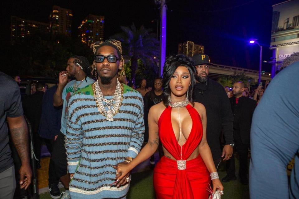 <p>IMAGO / Cover-Images</p><p>In December 2023, the "Bodak Yellow" icon and her rapper husband called it quits— again. The two were nearly <a href="https://parade.com/1088582/parade/cardi-b-offset-divorce/" rel="nofollow noopener" target="_blank" data-ylk="slk:divorced in 2020;elm:context_link;itc:0;sec:content-canvas" class="link ">divorced in 2020</a> after three years of marriage and amid rumors Offset cheated. They seemed to work things out until<em> he</em> later <a href="https://www.yahoo.com/lifestyle/cardi-b-breaks-silence-husband-231004229.html" data-ylk="slk:accused her of cheating;elm:context_link;itc:0;sec:content-canvas;outcm:mb_qualified_link;_E:mb_qualified_link;ct:story;" class="link  yahoo-link">accused <em>her</em> of cheating</a>, with Cardi responding, "First of all, let me say: You can’t accuse me of all the things you know that you are guilty of. Sing it with me, y’all! And I see that it is easy for you to blame everything on me. Yes, honey!"</p><p>However, they <a href="https://www.yahoo.com/lifestyle/cardi-b-husband-offset-reunite-195740113.html" data-ylk="slk:eventually reconciled;elm:context_link;itc:0;sec:content-canvas;outcm:mb_qualified_link;_E:mb_qualified_link;ct:story;" class="link  yahoo-link">eventually reconciled</a> again—until recently.</p><p>"I have been single for a minute now," Cardi confirmed in an Instagram Live. "But I have been afraid to like—not afraid, I just don't know how, like, to tell the world. But I feel like today has been like a sign."</p><p>The exes share two children together, 2-year-old son <strong>Wave</strong> and 5-year-old daughter <strong>Kulture</strong>.</p>