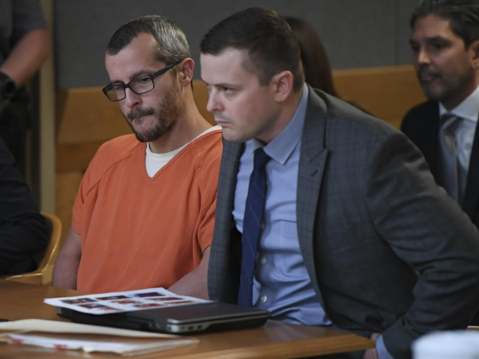 Watts in court during his sentencing hearing. Source: The Denver Post via Getty Images