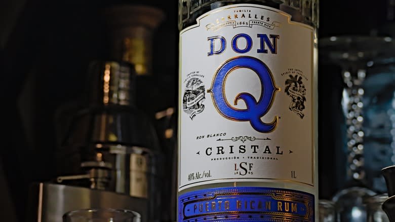 Don Q rum bottle