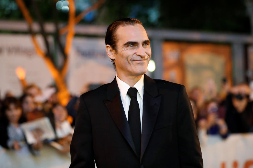 Actor Joaquin Phoenix arrives for the world premiere of The Sisters Brothers at the Toronto International Film Festival (TIFF) in Toronto, Canada, September 8, 2018. REUTERS/Mario Anzouni