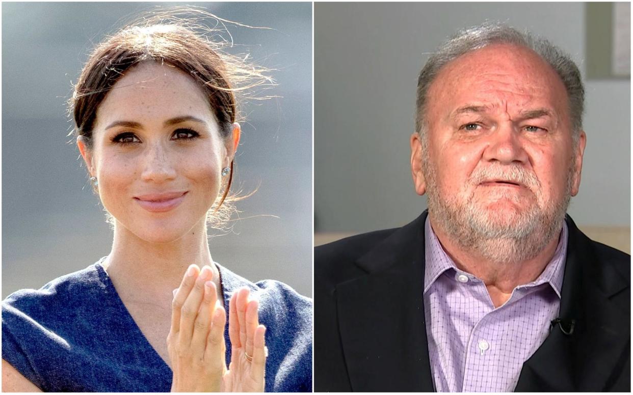 Meghan Markle and Thomas Markle: PA/Reuters