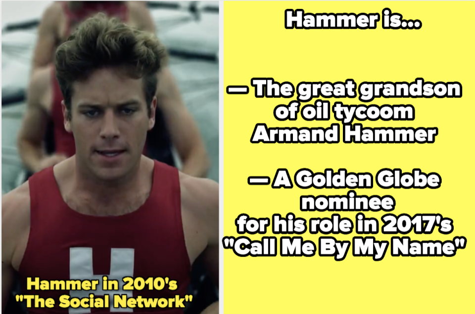 Hammer in 2010's the social network