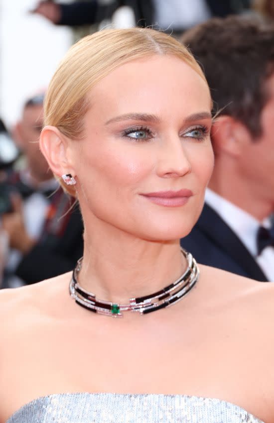 Primer plano de Diane Kruger en el pasado festival de Cannes