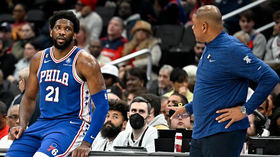 Sixers' sweep gives Embiid time to heal up for second round - WHYY