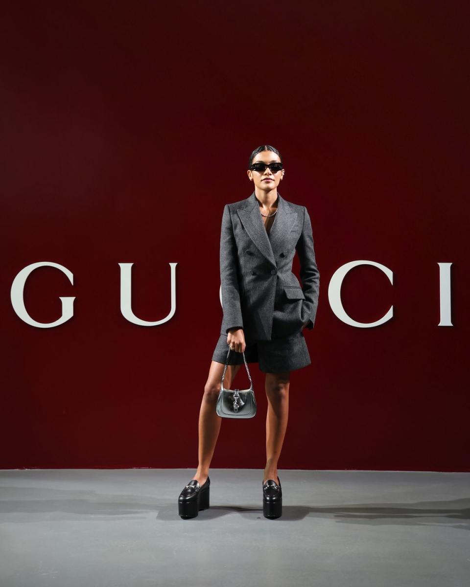 gucci women's fall winter 2024 fashion show arrivals milan fashion week fallwinter 20242025