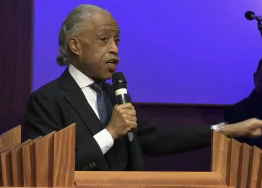 The Rev. Al Sharpton gives his eulogy for Irvo Otieno on Mar. 29, 2023.