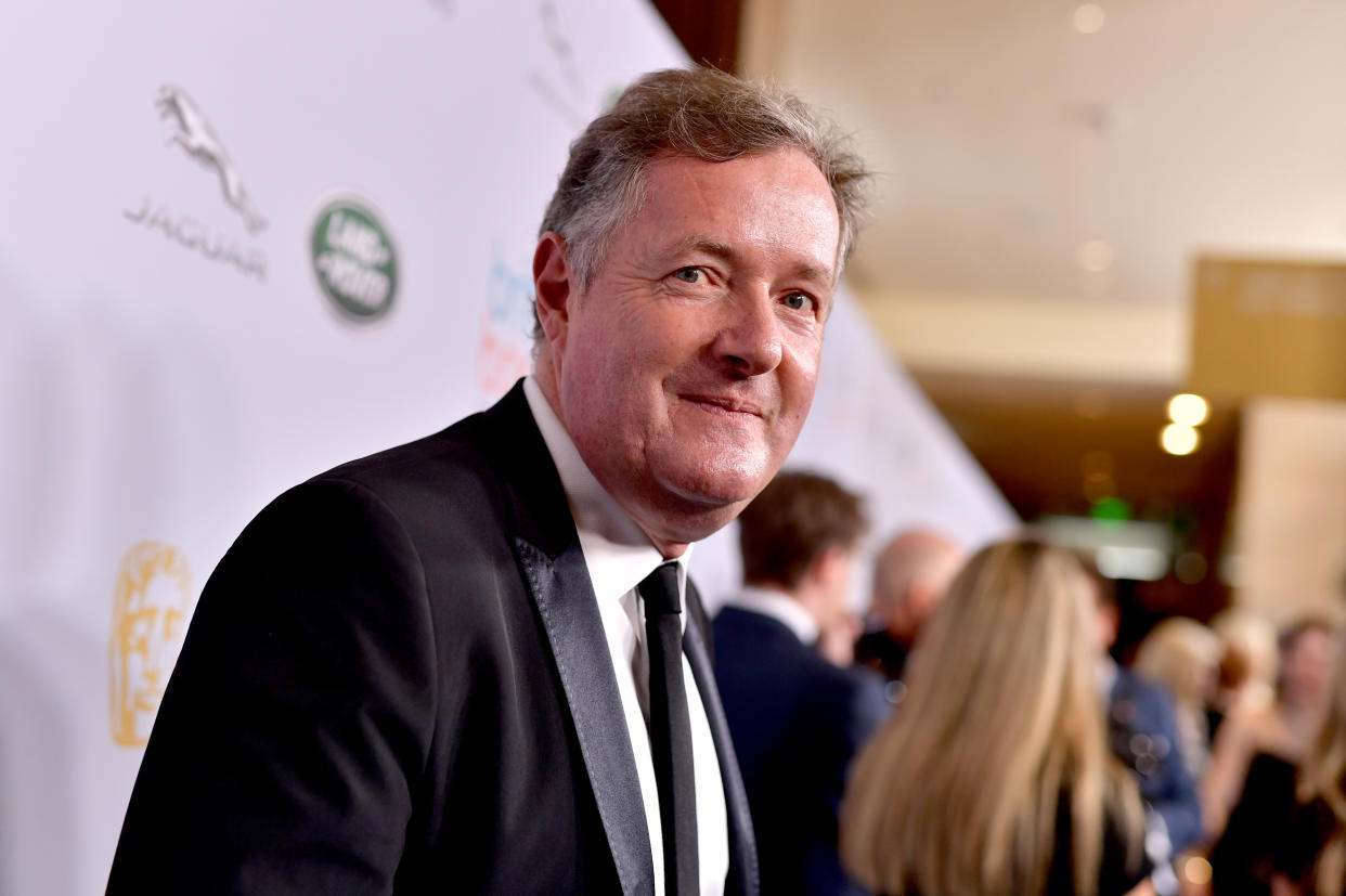 BEVERLY HILLS, CALIFORNIA - OCTOBER 25: Piers Morgan attends the 2019 British Academy Britannia Awards presented by American Airlines and Jaguar Land Rover at The Beverly Hilton Hotel on October 25, 2019 in Beverly Hills, California. (Photo by Emma McIntyre/BAFTA LA/Getty Images for BAFTA LA)