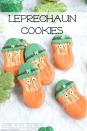 <p>No baking required: All you need is Nutter Butter cookies and festive candy melts to make this lazy (but delicious) edible arts 'n crafts project. </p><p>Get the <strong><a href="https://www.homemadeinterest.com/st-patricks-day-leprechaun-cookies/" rel="nofollow noopener" target="_blank" data-ylk="slk:Leprechaun Cookies recipe;elm:context_link;itc:0;sec:content-canvas" class="link ">Leprechaun Cookies recipe</a></strong> from Homemade Interest.</p><p><strong>RELATED: </strong><a href="https://www.goodhousekeeping.com/holidays/g1019/st-patricks-day-crafts/" rel="nofollow noopener" target="_blank" data-ylk="slk:50 Easy St. Patrick's Day Crafts to Make With Your Wee Ones;elm:context_link;itc:0;sec:content-canvas" class="link ">50 Easy St. Patrick's Day Crafts to Make With Your Wee Ones </a></p>