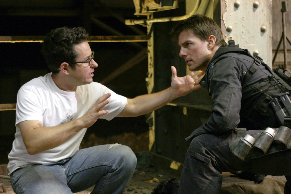 With director J.J. Abrams on the set of Mission: Impossible III. - Credit: Paramount/Courtesy Everett Collection