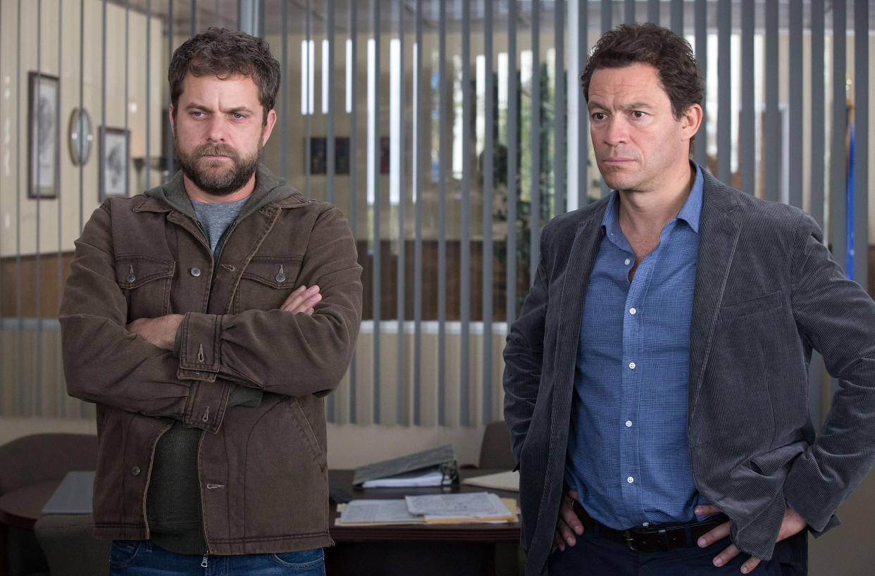 Joshua Jackson, Dominic West in The Affair. (©Showtime /Courtesy Everett Collection)