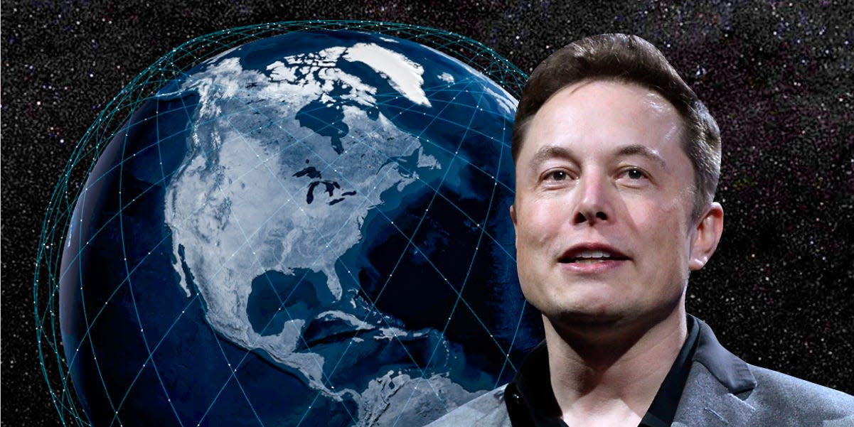 elon musk spacex starlink global satellite internet network earth globe orbits getty business insider 4x3