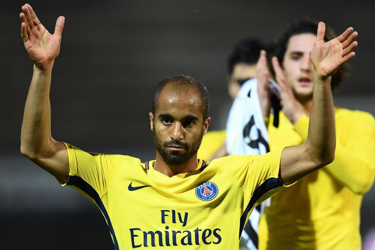 On the move? Lucas Moura has been told he can leave PSG: AFP/Getty Images