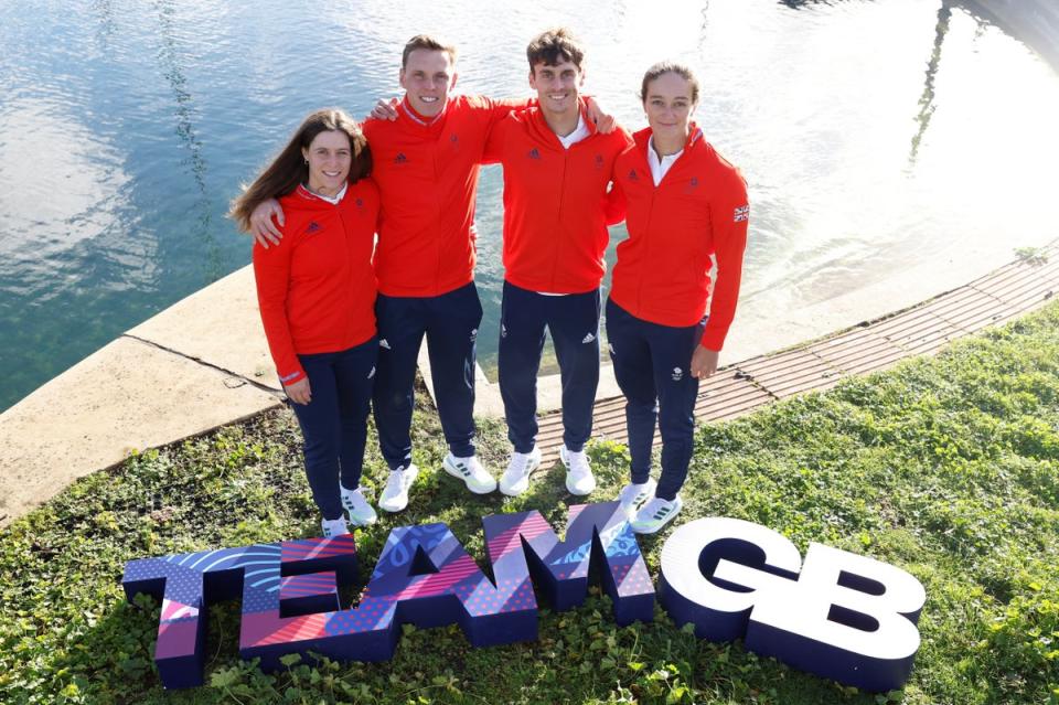 Burgess was one of four athletes selected to Team GB’s canoe slalom squad for Paris 2024 (Action Images via Reuters)