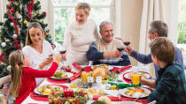 <p>Every family has its<a href="https://www.gobankingrates.com/saving-money/shopping/get-unique-holiday-gifts-online/?utm_campaign=1013673&utm_source=yahoo.com&utm_content=10" rel="nofollow noopener" target="_blank" data-ylk="slk:own holiday traditions;elm:context_link;itc:0;sec:content-canvas" class="link "> own holiday traditions</a>, but Christmas dinner menus tend to be more flexible than their Thanksgiving counterparts. You might opt to do another turkey or change things up with a spiral ham or nice roast: It’s up to you — and the friends and family who will gather around your table.</p> <p>The flexibility surrounding Christmas dining options can make it harder to<a href="https://www.gobankingrates.com/saving-money/budgeting/budget-holidays-year-covid/?utm_campaign=1013673&utm_source=yahoo.com&utm_content=11" rel="nofollow noopener" target="_blank" data-ylk="slk:compile a grocery shopping list;elm:context_link;itc:0;sec:content-canvas" class="link "> compile a grocery shopping list</a> for the big day. However, this quick holiday guide should cover most of the basics, no matter which dishes you choose.</p> <p><small><em>Last updated: Nov. 26, 2020</em></small></p>