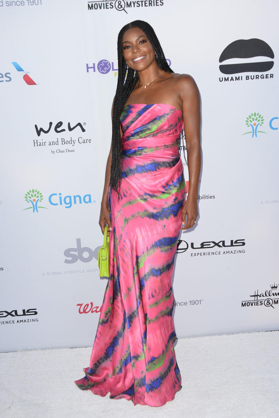 Gabrielle Union at the HollyRod Foundation’s 21st annual DesignCare Gala in Los Angeles July 27. - Credit: Splash News