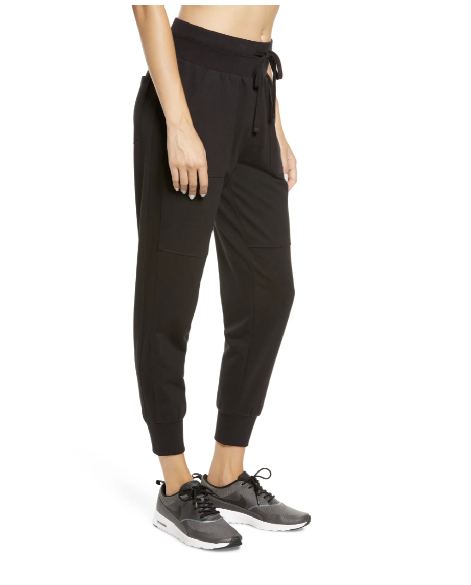 Zella Washed Organic Cotton Ankle Joggers  - Nordstrom. 