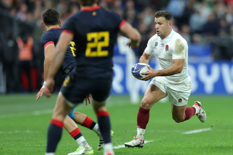 Danny Care during the 2023 Rugby World Cup third place play off (Thomas SAMSON)