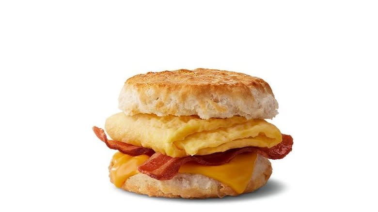 McDonald's bacon egg and cheese biscuit