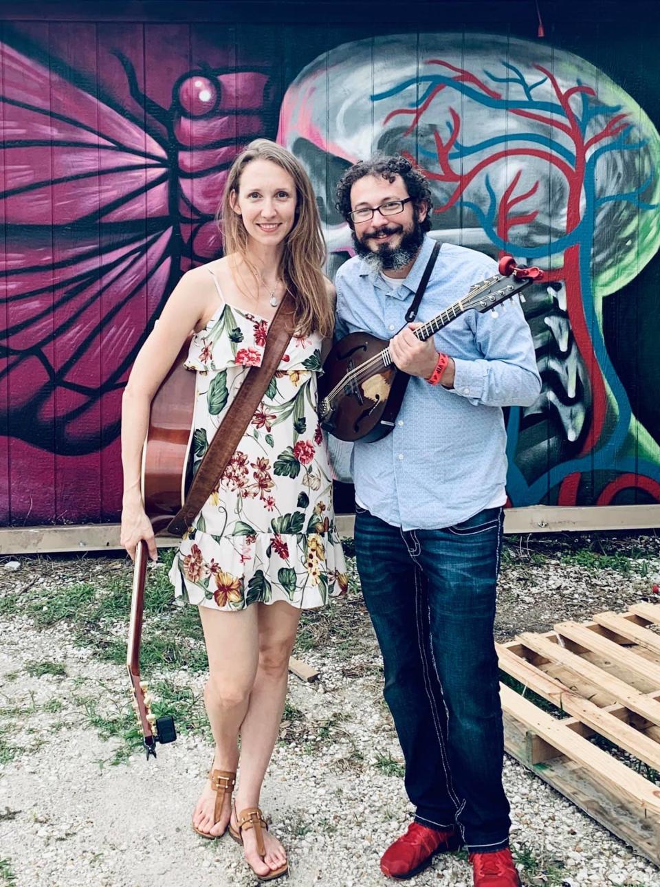 Kathryn Belle Long and Mickey Abraham play Saturday at Blue Tavern.