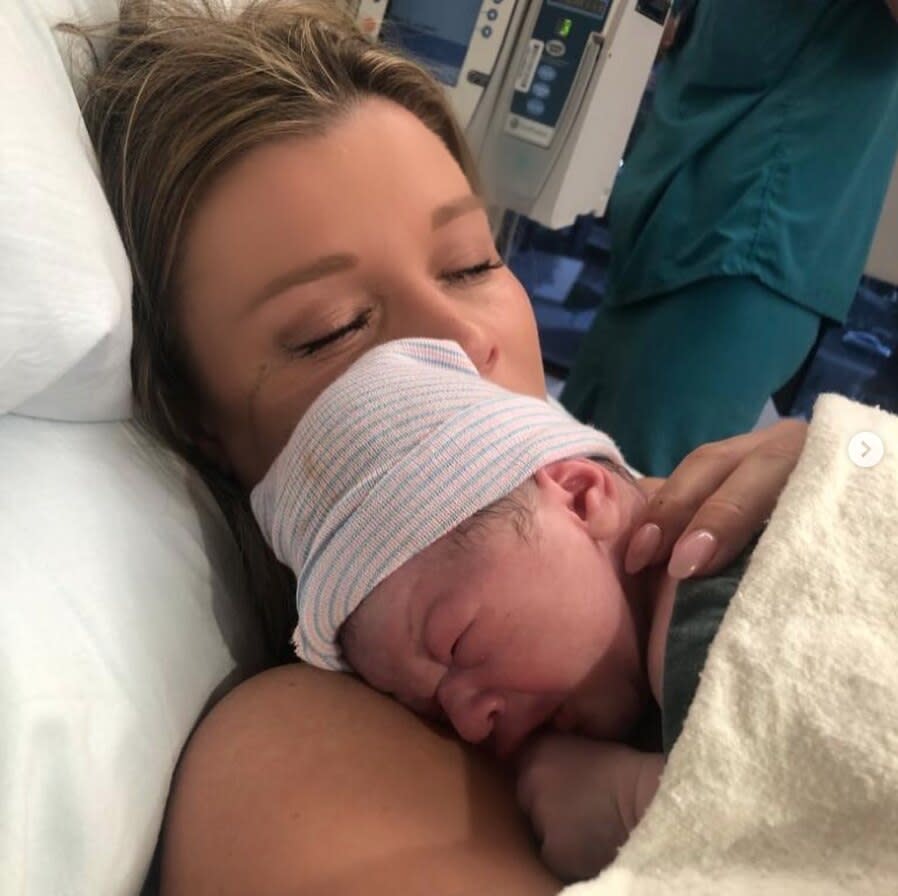 Former "Real Housewives of Miami" star Joanna Krupa, 40, gave birth to her first child with husband Douglas Nunes on Saturday, Nov. 2, 2019. "One of the most amazing emotional and hardest days of my life. Little baby girl Asha-Leigh Presley Nunes...All I can say is women are true warriors."