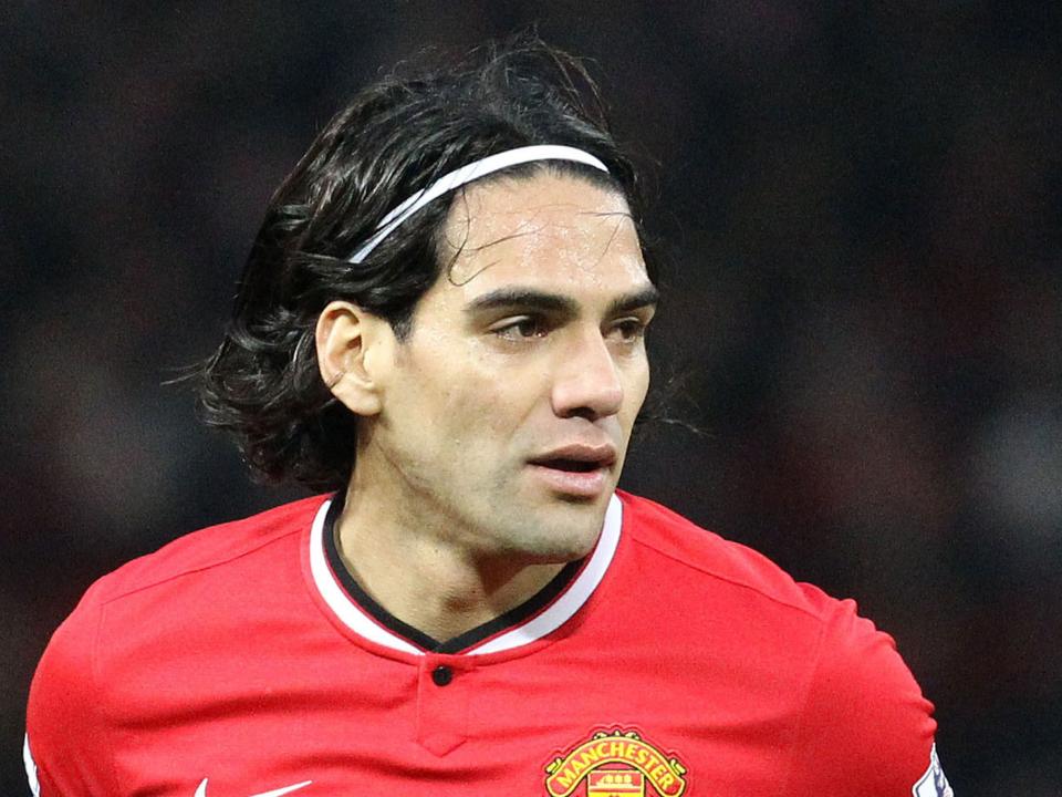 Radamel Falcao struggled at Manchester United, scoring four times in 29 appearances: Getty