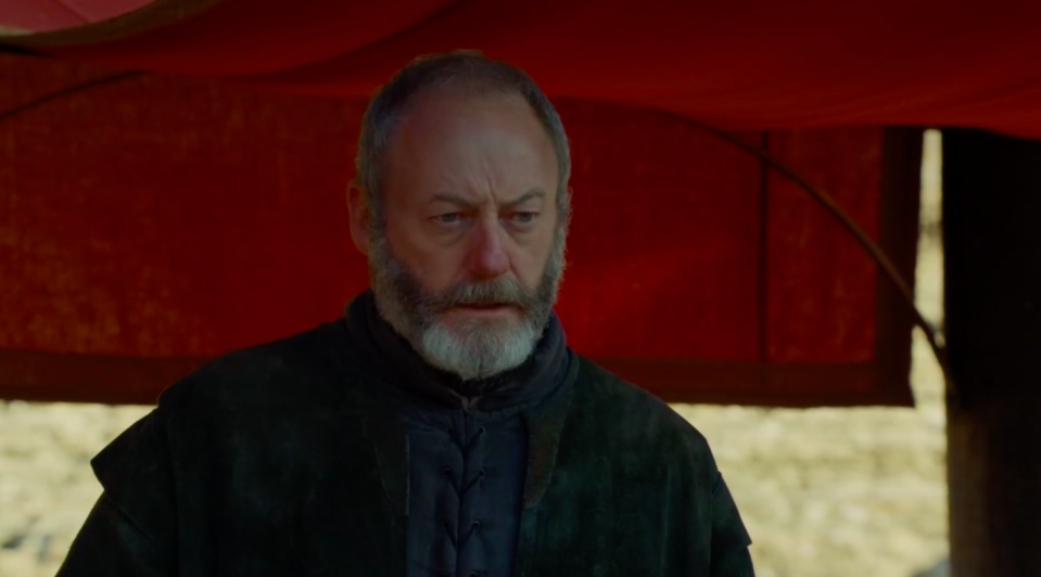 Liam Cunningham in the Season 7 finale of <em>Game of Thrones</em>. (Photo: HBO)