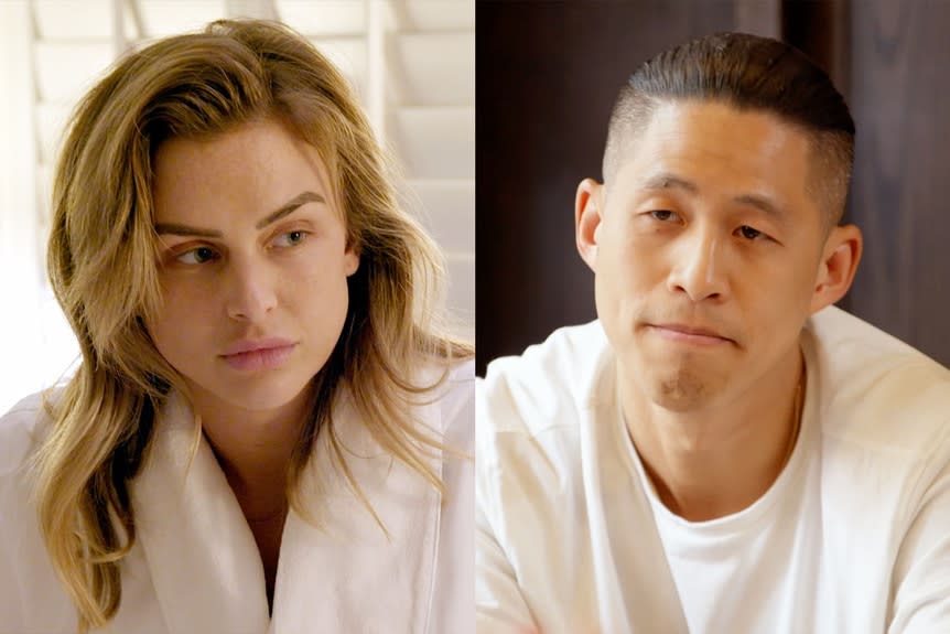 A split of Lala Kent and Daniel Wai.