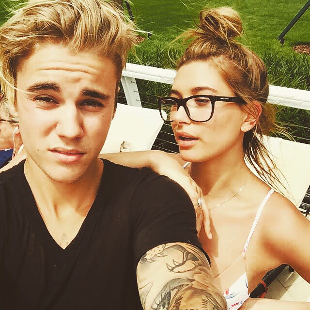 Justin Bieber Cuddles Up To Hailey Baldwin Calls Her The One And Only